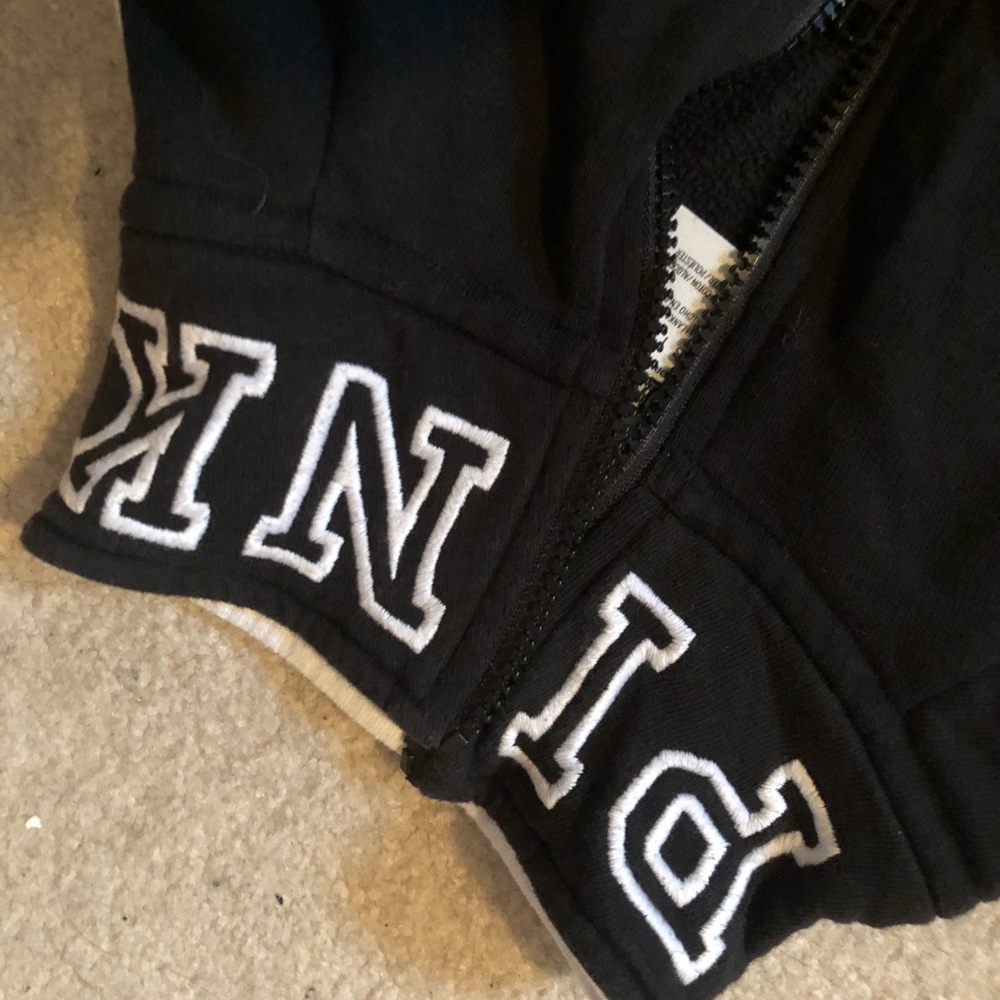 Black PINK pullover quarter zip